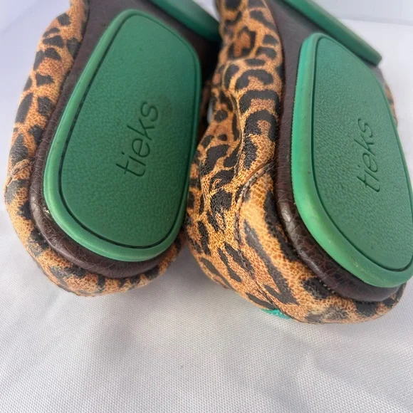 Tieks by Gavrieli leopard print leather ballet flats - Picture 4 of 6